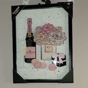 Pink and Black Decorative Wall Art